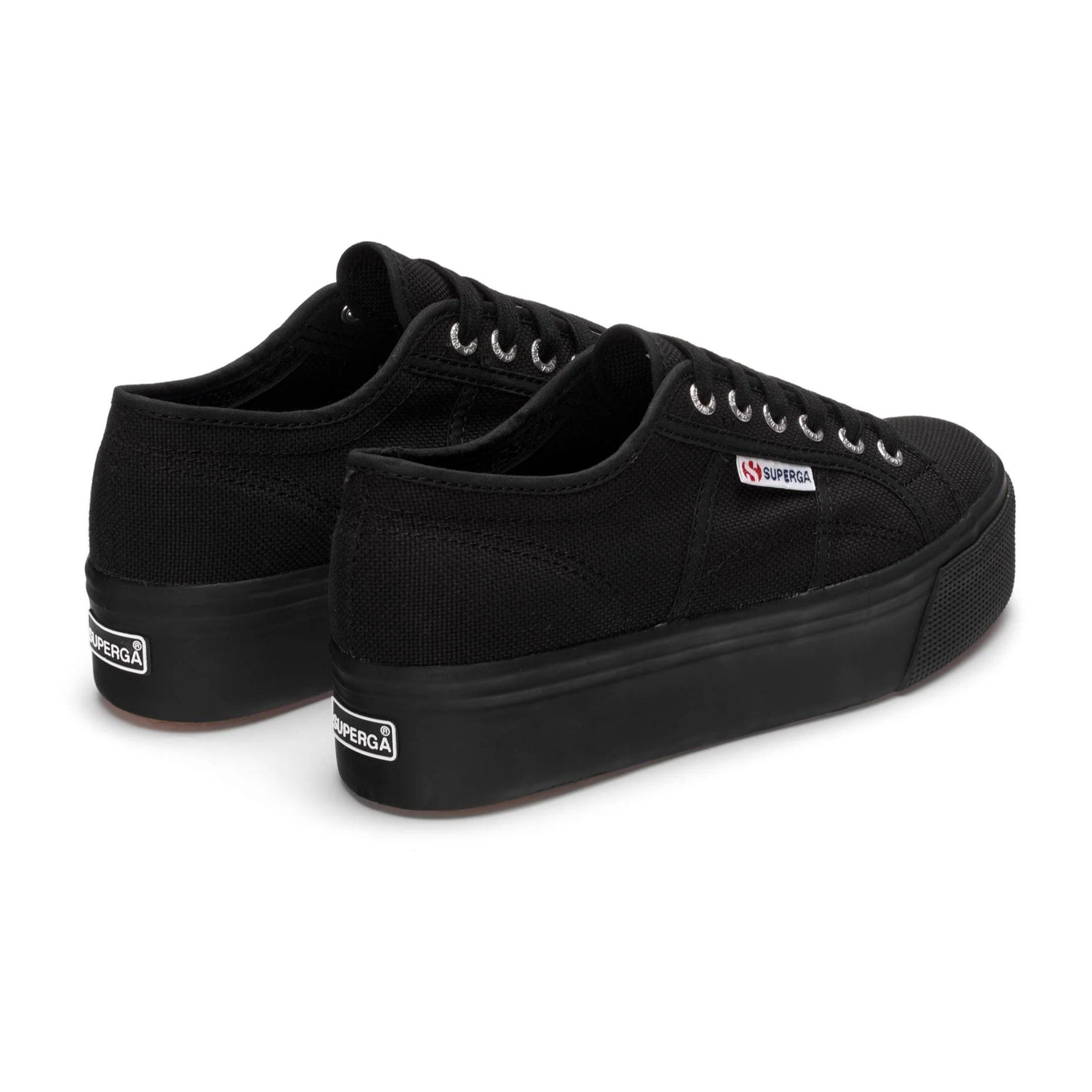 Superga - Zapatos de mujer Mujer Negro - 2790 Platform