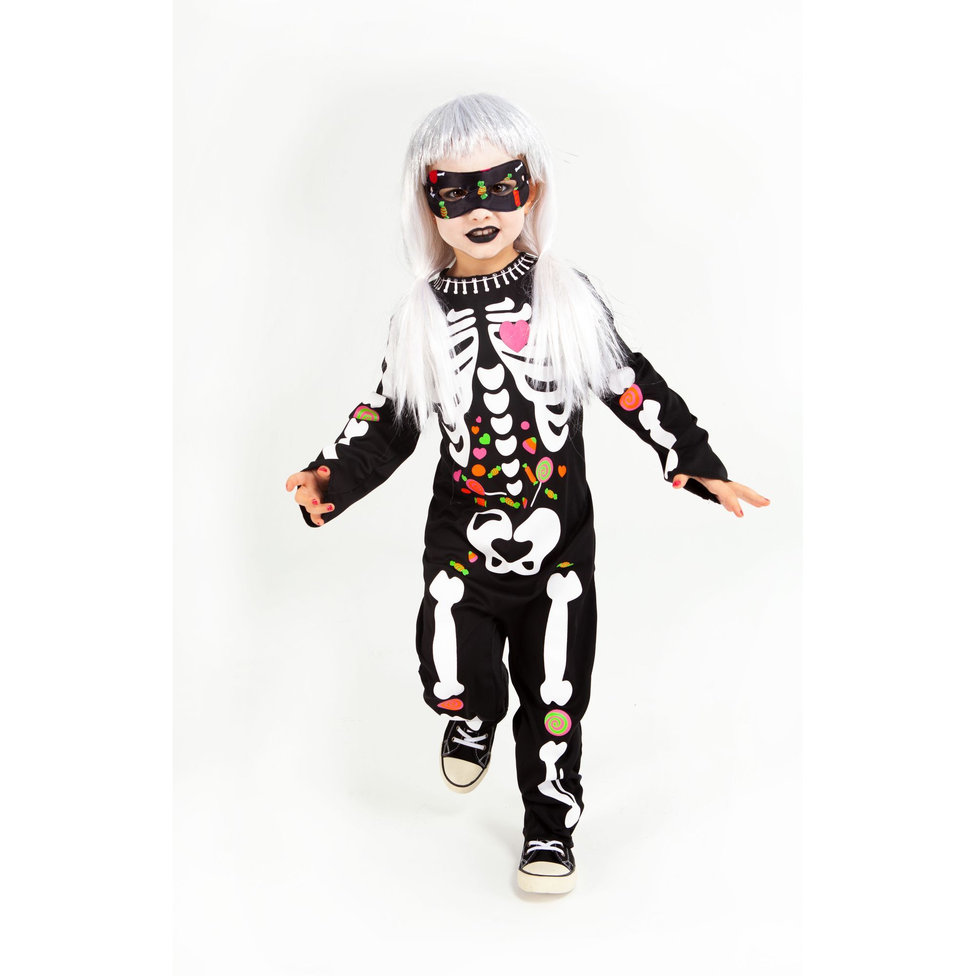 DISFRAZ ESQUELETO CANDY INF