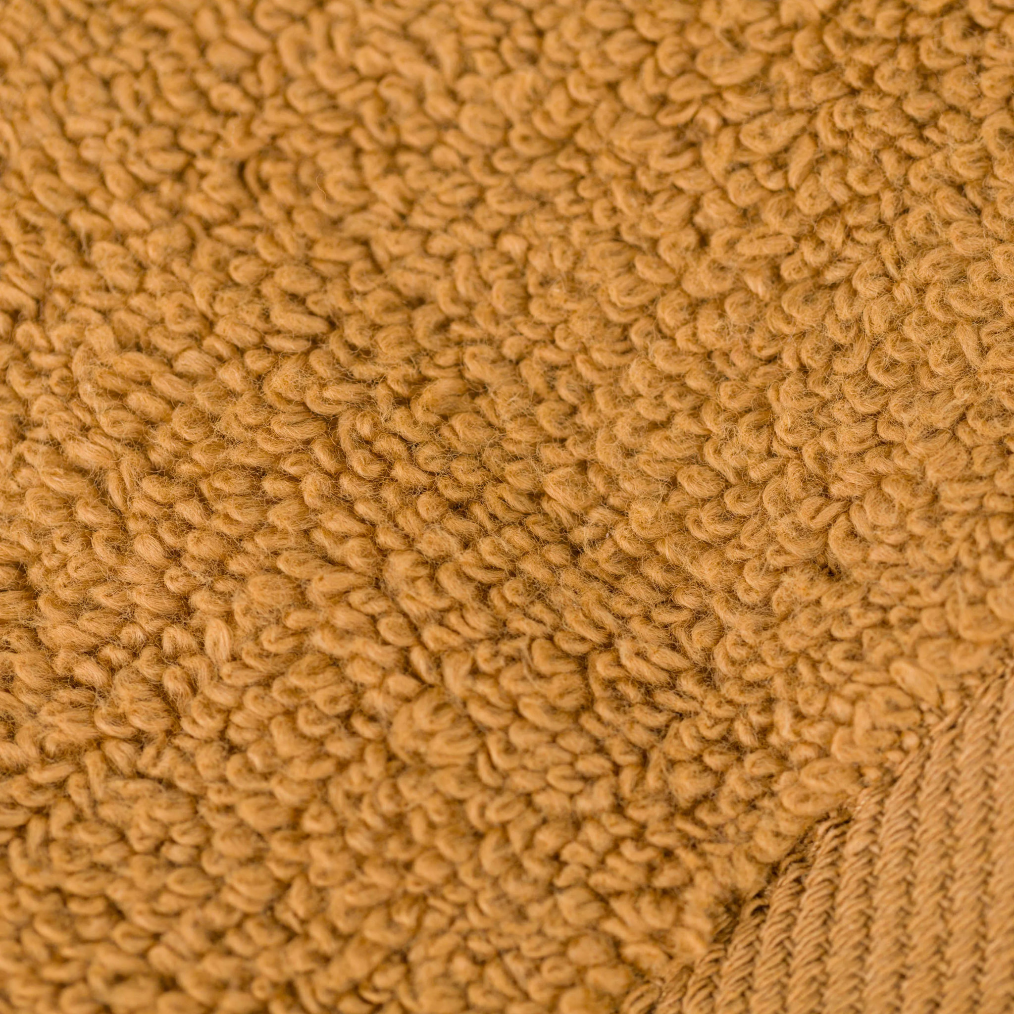 Toalla de baño 400gr doble rizo ocre