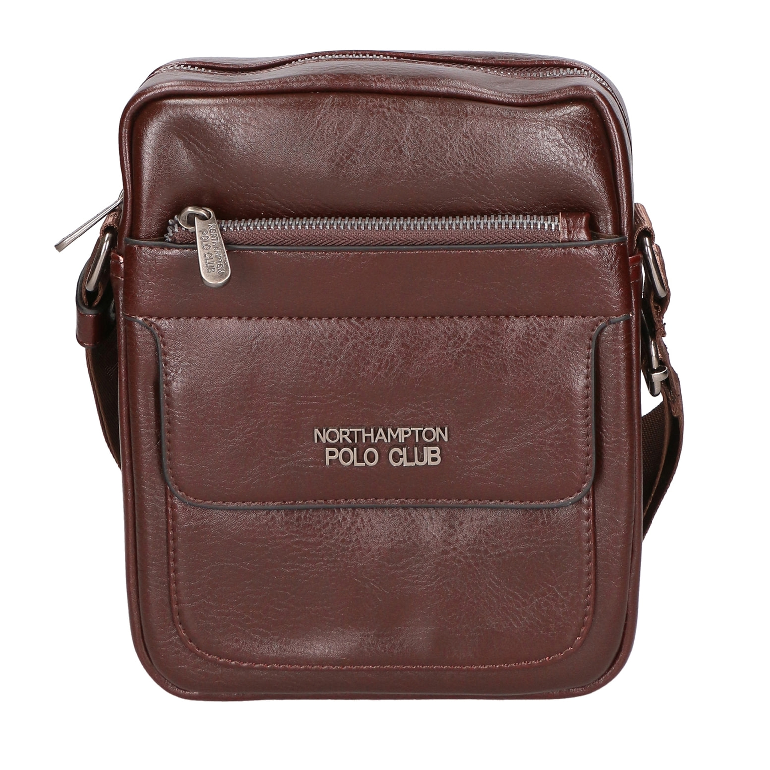 Borsa a tracolla da Uomo in Ecopelle Prodotto Vegano 19x23x6 cm