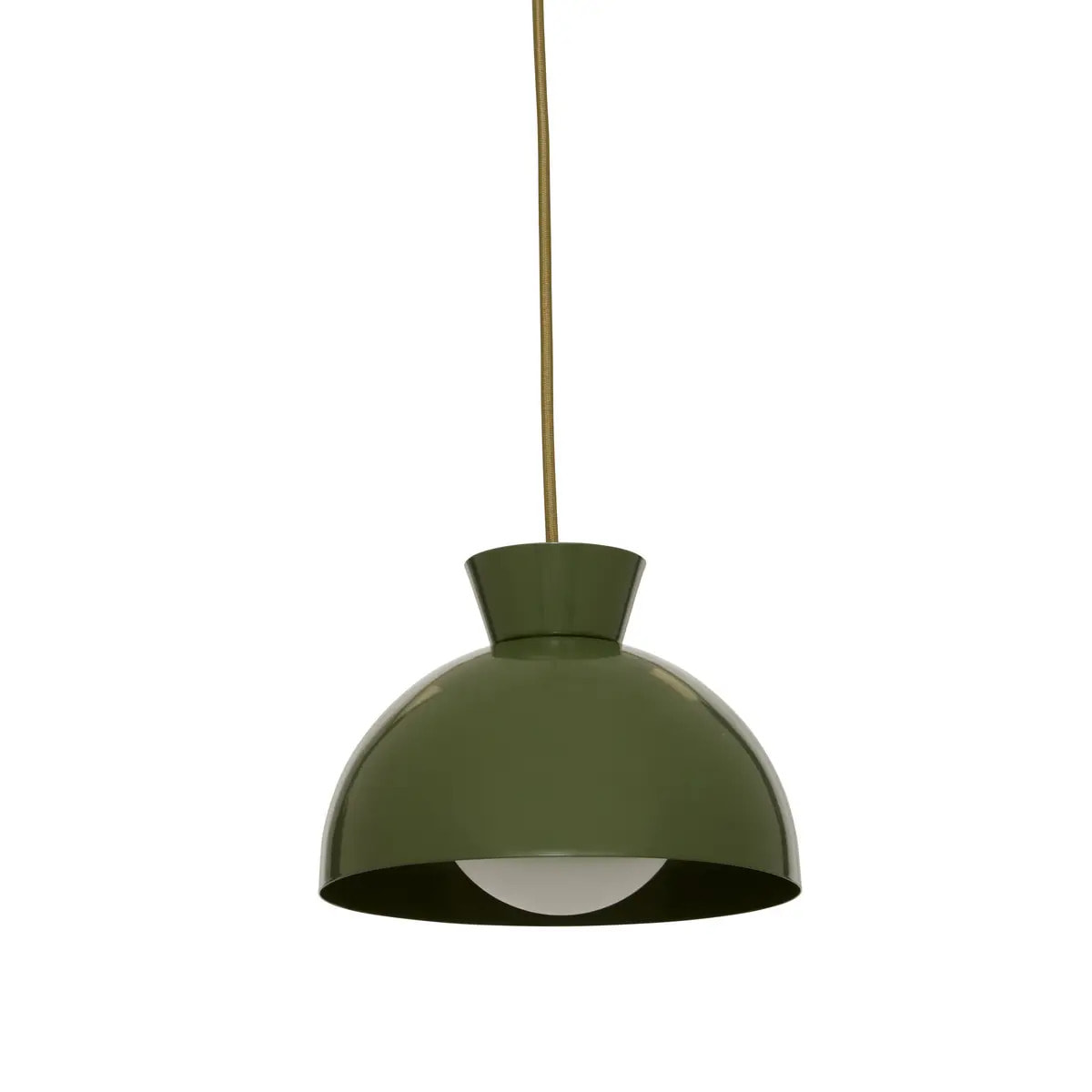 Suspension Lito ronde D.22cm vert kaki