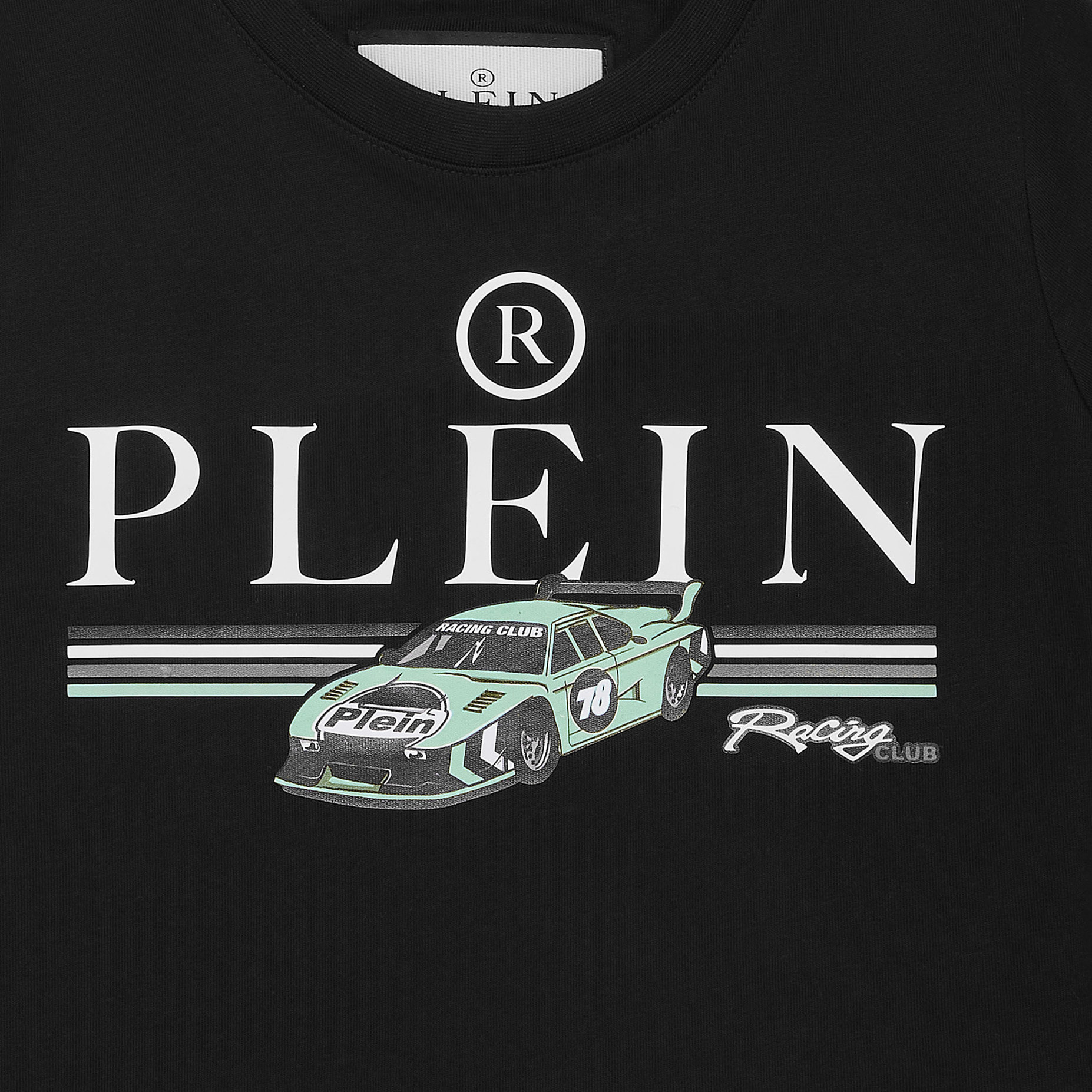 PHILIPP PLEIN Camiseta Cuello Redondo Ss RACING