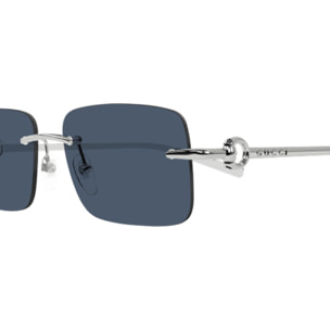 Gafas de Sol Gucci GG1703S-003 de Metal Hombre 55 mm