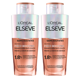 L'Oréal Paris Elseve Fiber Booster Lot de 2 Shampooings Anti-Chute 2x200ml