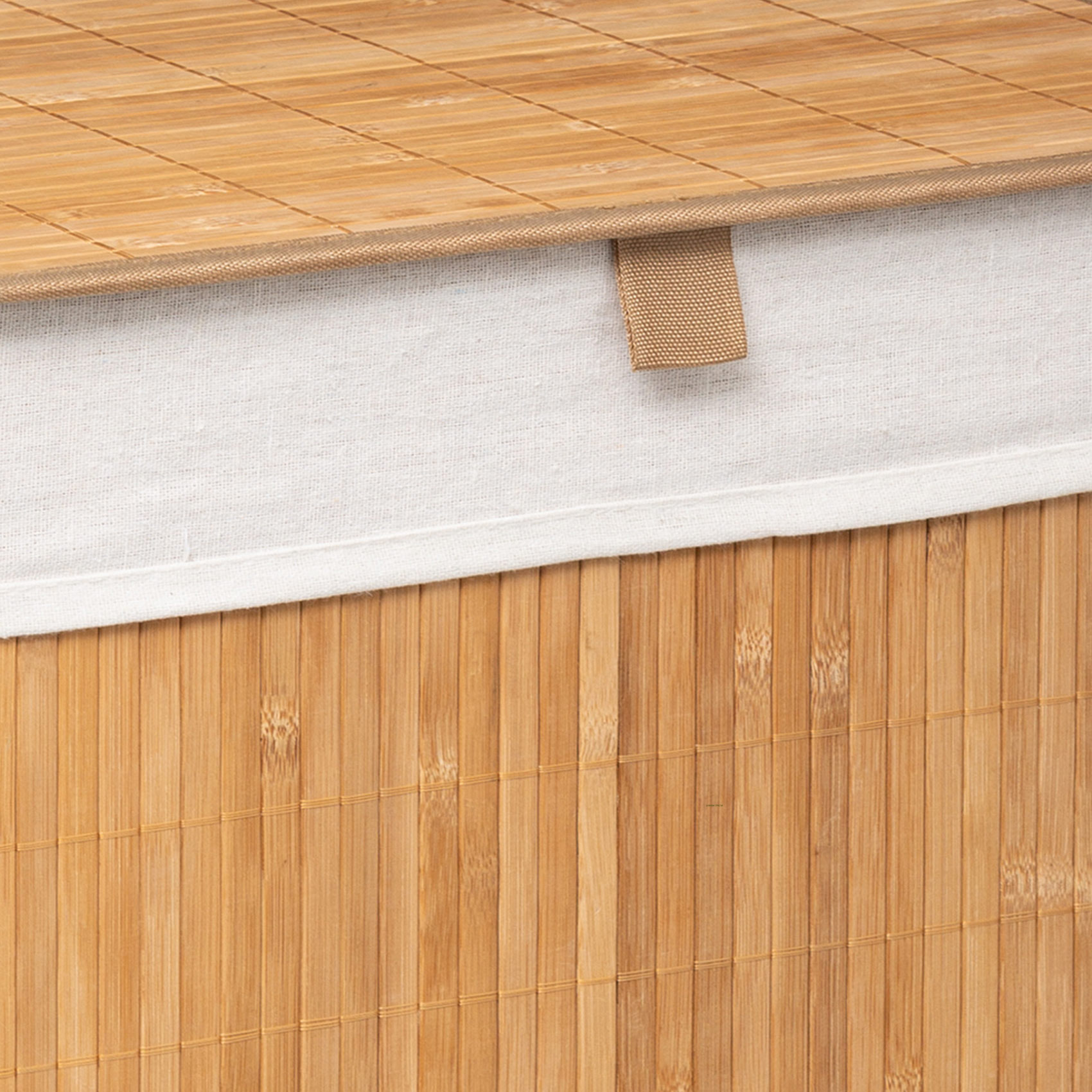 Panier à linge bambou de 60L - Naturel