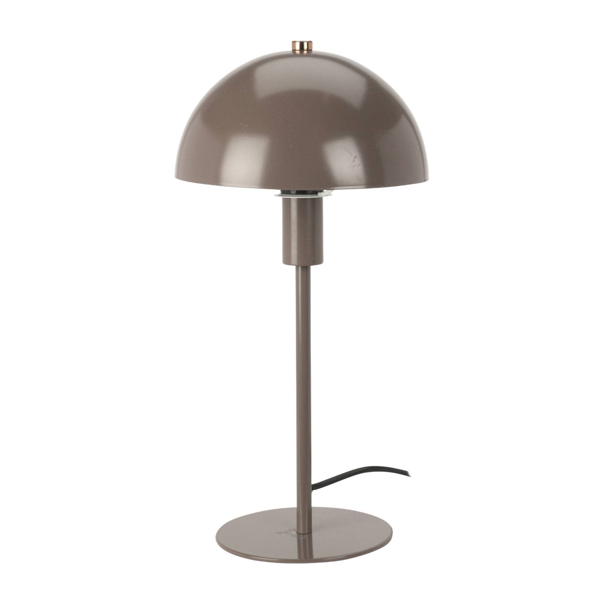 Well Home Lámpara de mesa estilo Seta en color Taupe Ø18x36cm