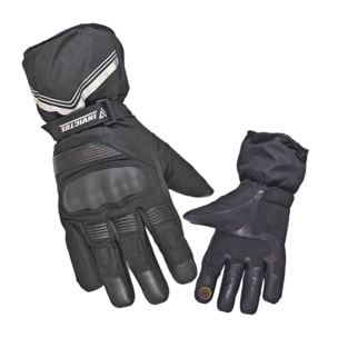 GUANTE POLAR NEGRO GRIS