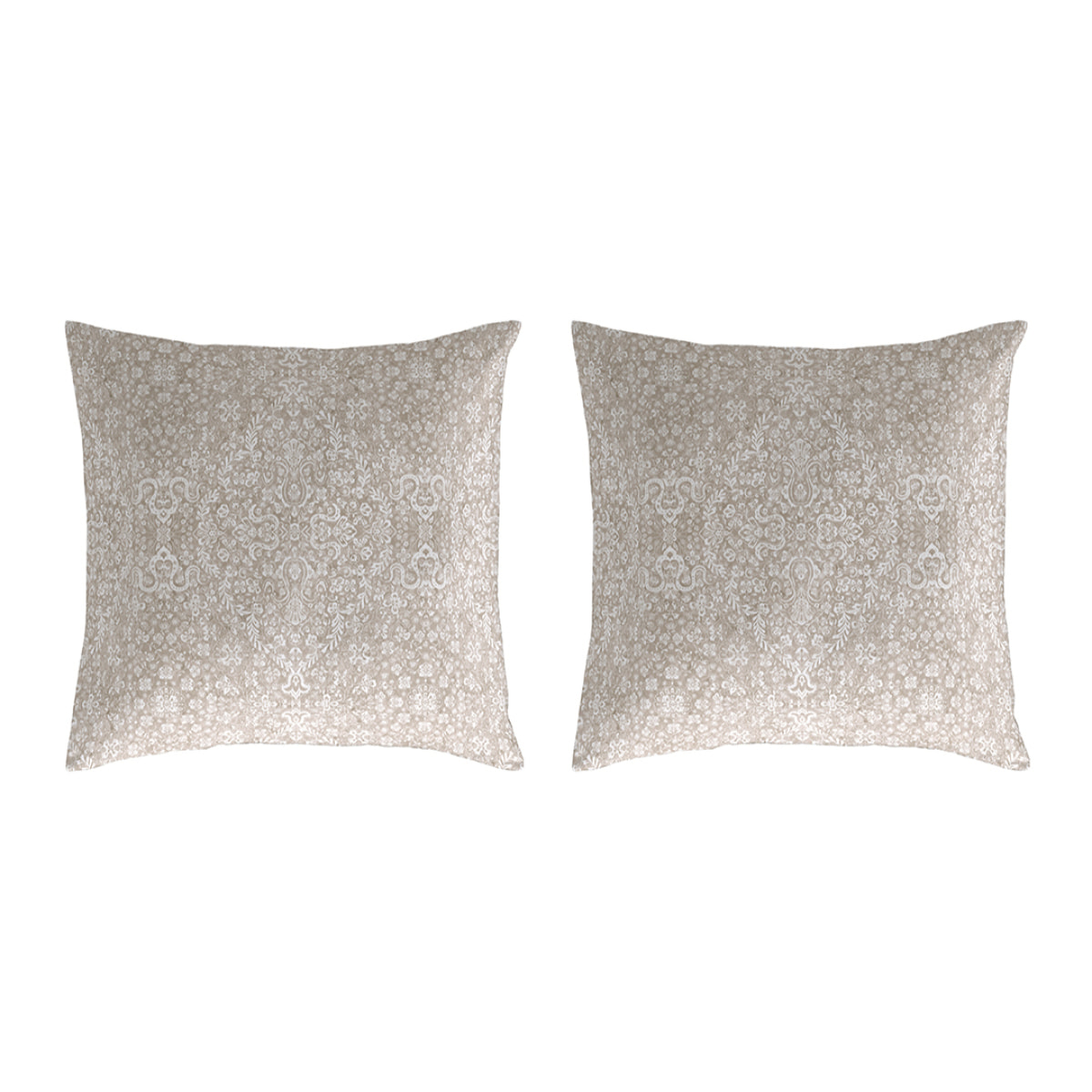 2 Fundas de almohada El Caballo 50x50 cm GIRALDA Lino - 100% algodón -