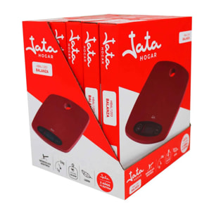 Báscula de cocina JATA HBAL1203 hasta 5 kg. Alta precisión. Función de tara. Visor LCD