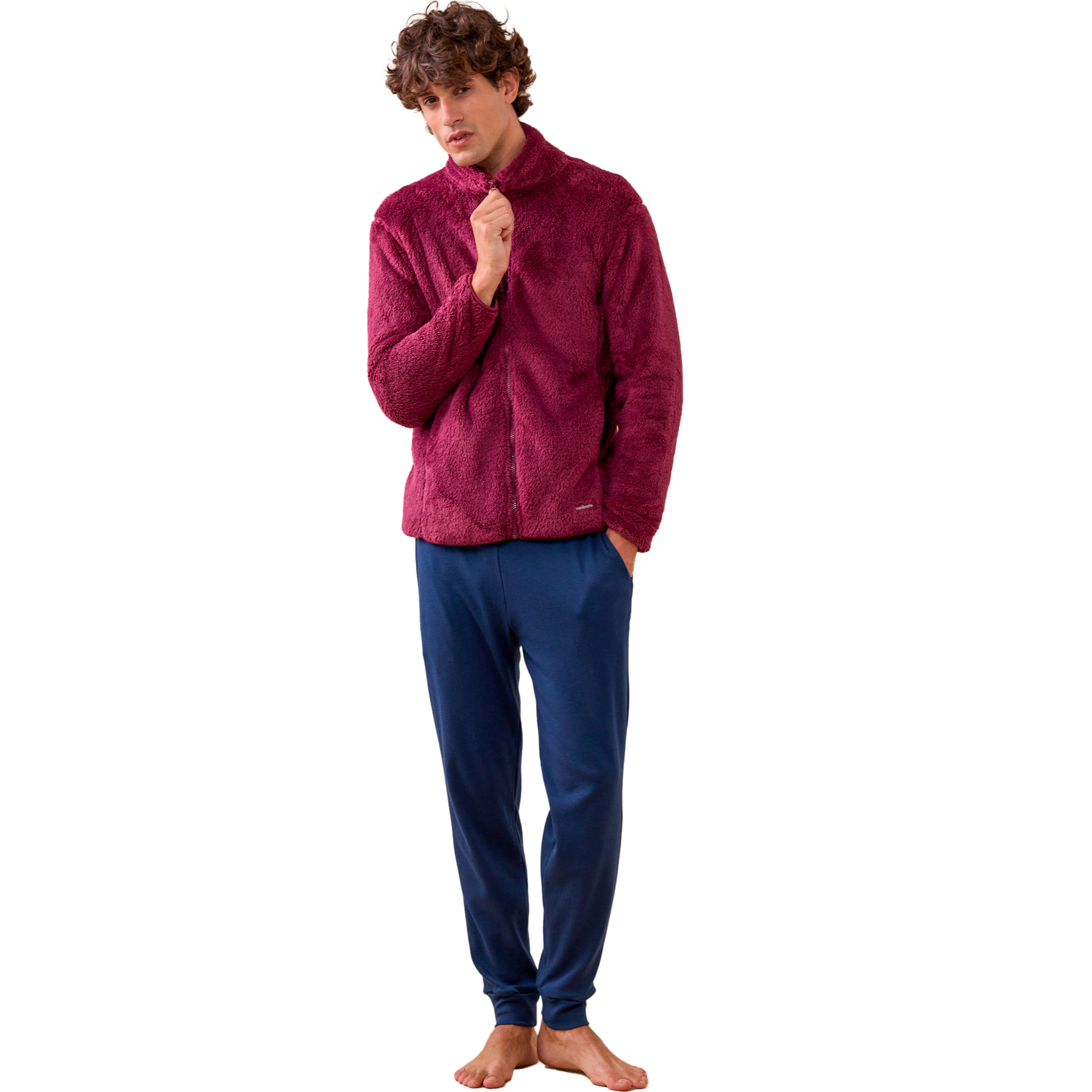 Giacca uomo unity in eco pelliccia con zip Noidinotte