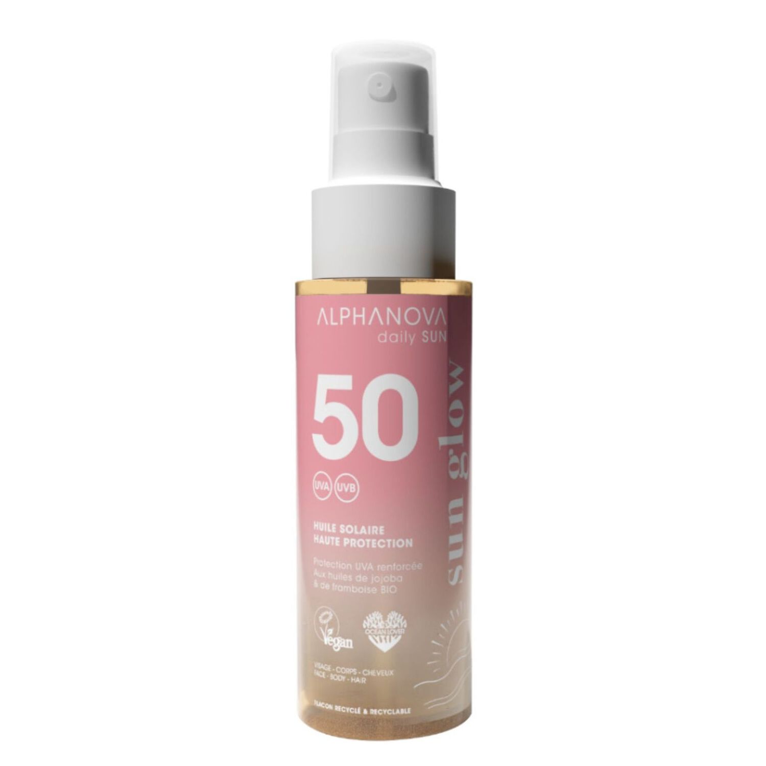 Sun Glow - Huile Solaire SPF 50