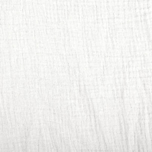 Parure Housse De Couette 100% gaze De Coton Blanc