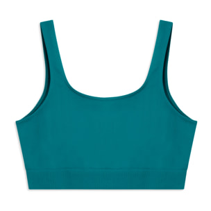 Top Sportivo Seamless con Fascia Sottoseno in costina
