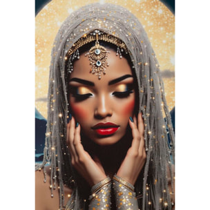 STAMPA C/LED SU TELA LACCATA C/CORNICE VENUS CM 70X4
X100