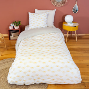Parure de couette 2pcs microfibre helis
