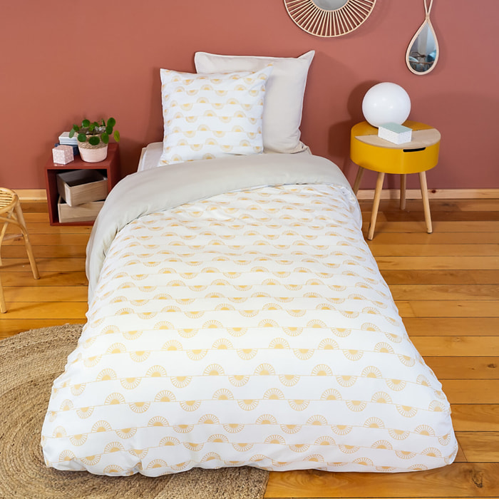 Parure de couette 2pcs microfibre helis