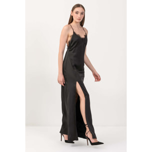Kocca - Abito lungo con inserti in pizzo Donna