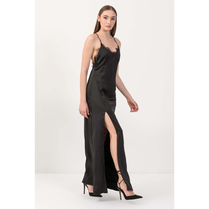 Kocca - Abito lungo con inserti in pizzo Donna