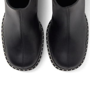 Botín de tacón Neandra en napa con cierre elástico