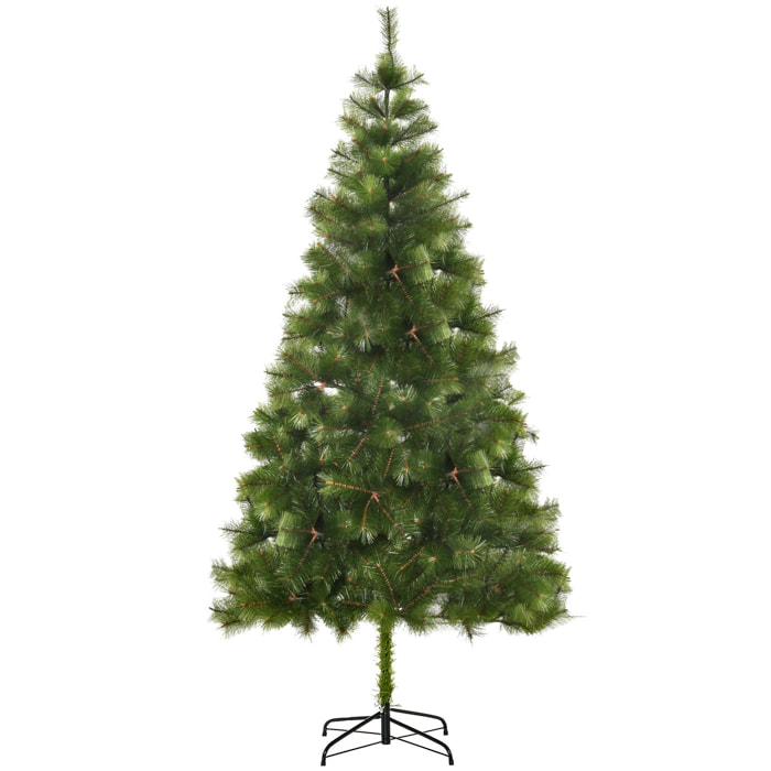árbol de Navidad Artificial 90x210cm Verde