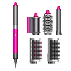 Spazzola ad aria calda professionale 6 in 1 con testine. Tecnologia Airflow con 3 livelli di velocità e 3 livelli di temperatura.