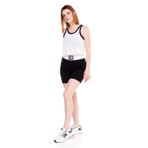 Leggings shorts da donna Black and White