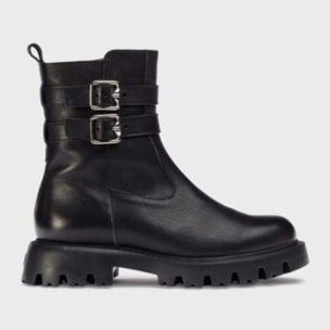 Botines PURA Negros. Tacón: 4cm