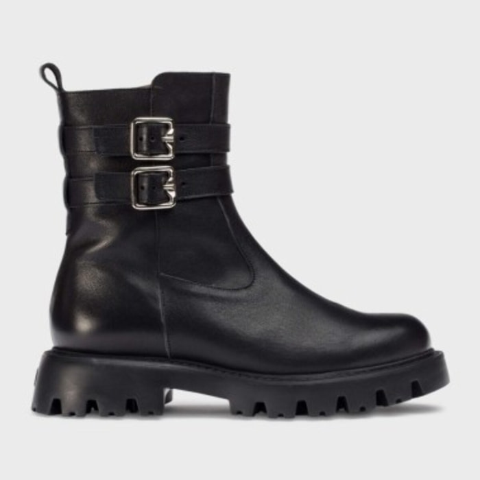 Botines PURA Negros. Tacón: 4cm