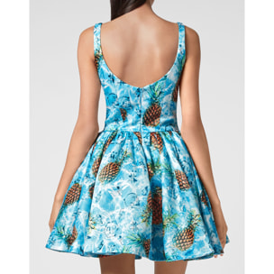 PHILIPP PLEIN Short Dress PINEAPPLE SKIES