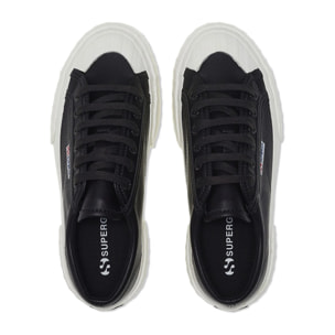 Superga - Sneakers Donna Nero - 2631 STRIPE PLATFORM VEGAN MATERIAL