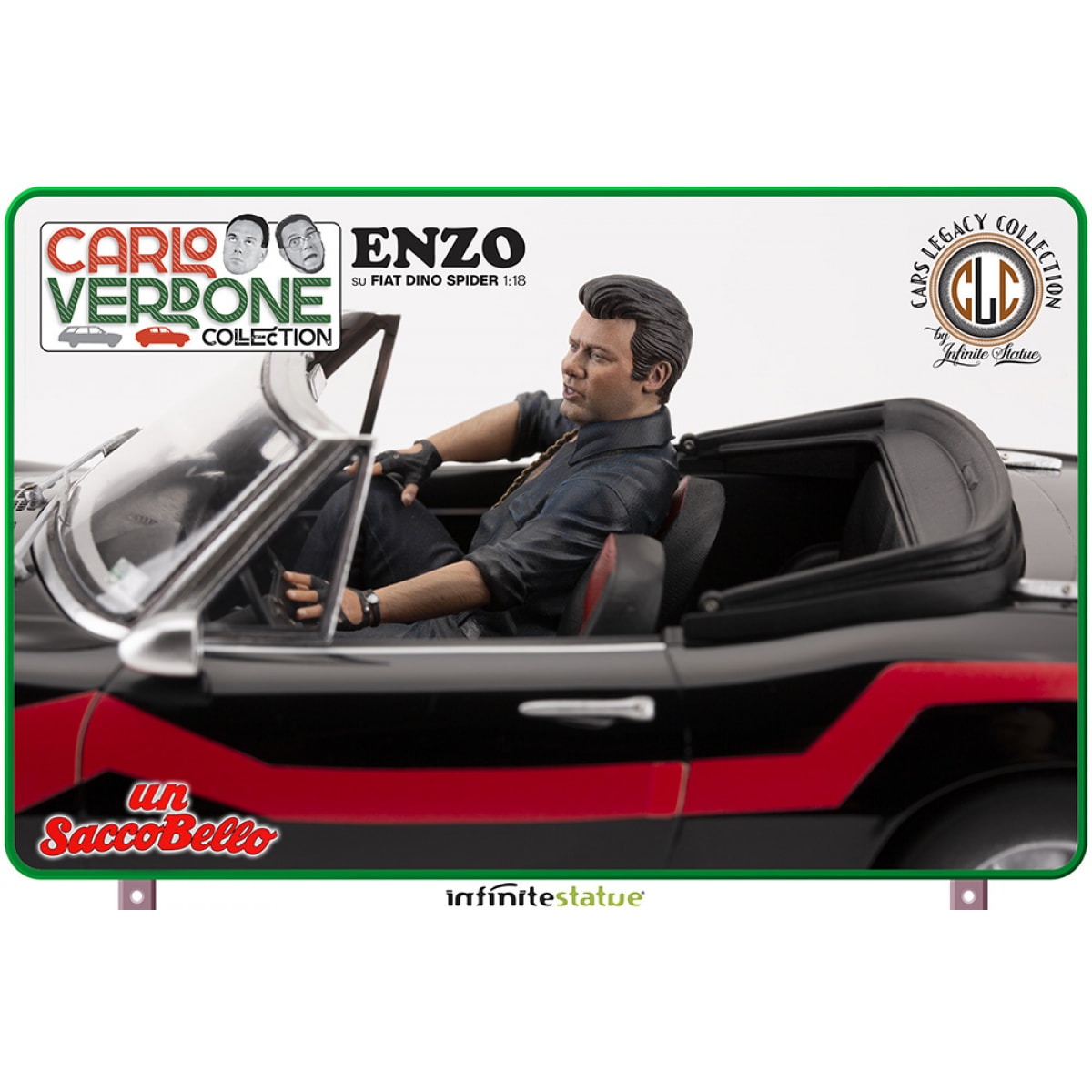 Enzo Su Fiat Dino Spider 1:18 Resin Car Statua Infinite Statue