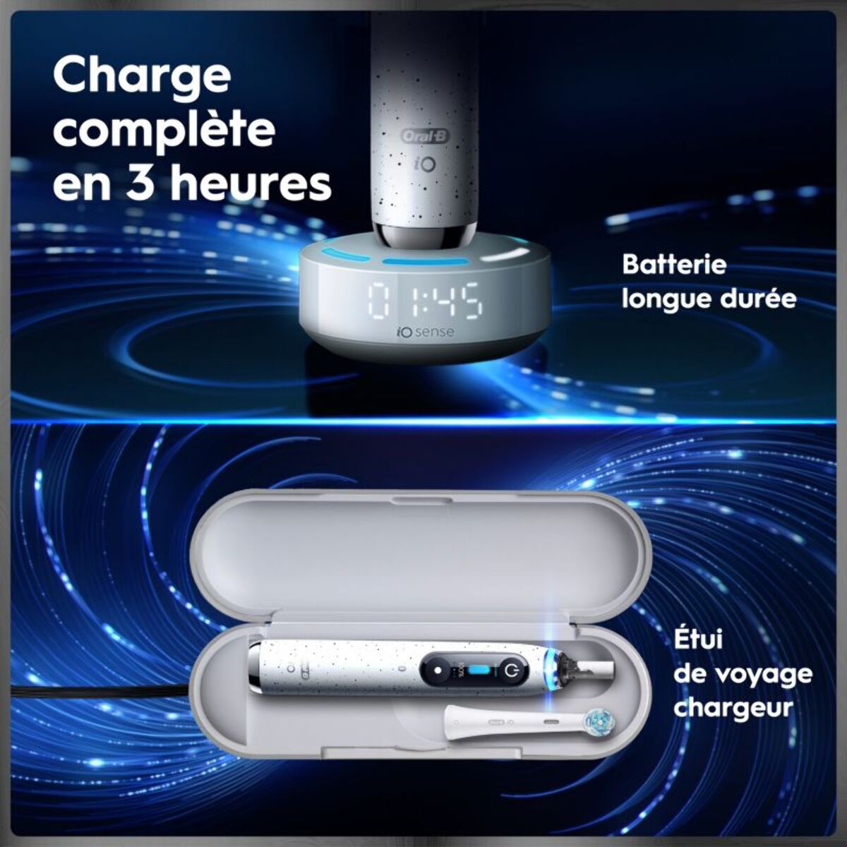 Brosse à dents électrique ORAL-B iO10 Series Stardust White