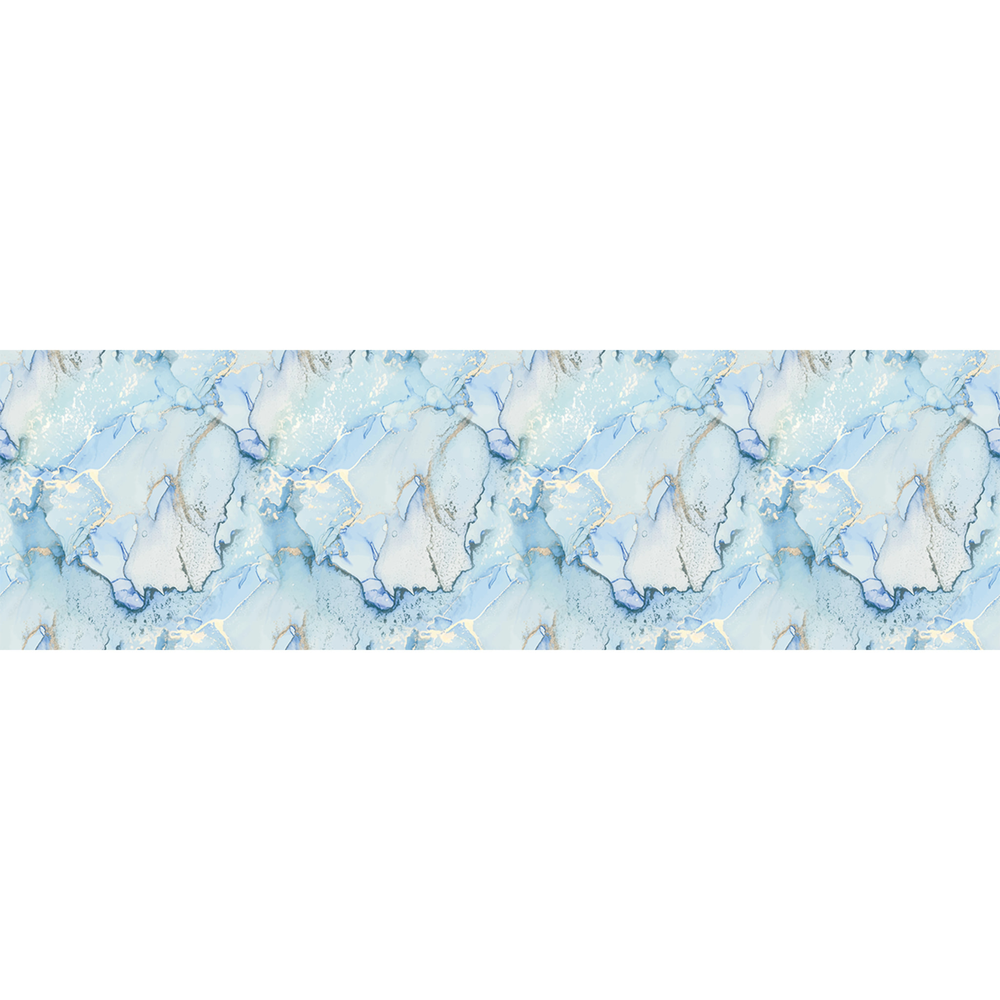 Revêtement sticker sol - EFFET MARBRE BLEU - Rouleau adhésif Protection Anti-dérapant