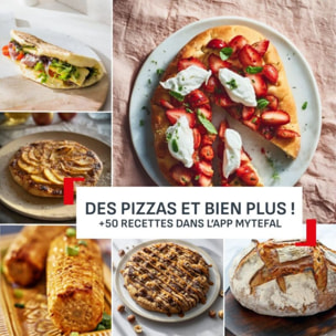 Four à pizza électrique TEFAL Pronto JM600TE0 pizza 30 cm préchauffage 15 min, jusqu'à 400°C