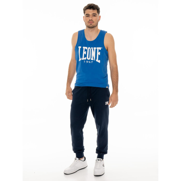 Pantaloni sportivi con polsini da uomo Leone Basic