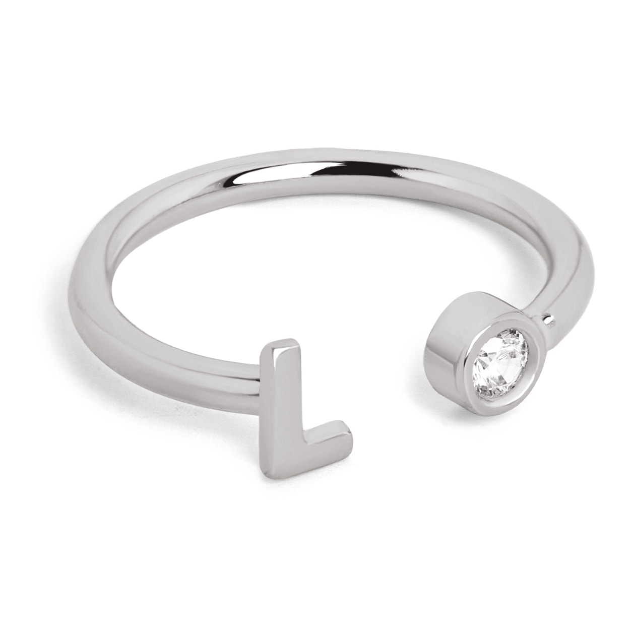 Anello Personalizzato Letter Spark  Acier