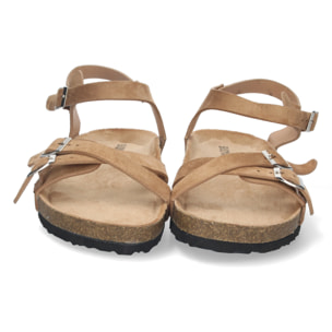 Sandalia Plana Bio con Hebillas