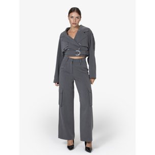 Giacca da donna Made in Italy - Modello Erevan Lux - Poliestere/Viscosa