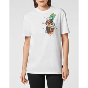 PHILIPP PLEIN Camiseta Cuello Redondo PINEAPPLE SKIES