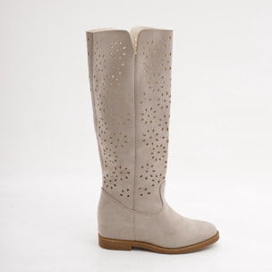 STIVALE CHOCOLA' TRAFORATO BEIGE