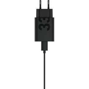 Chargeur + câble MOTOROLA 33W Noir