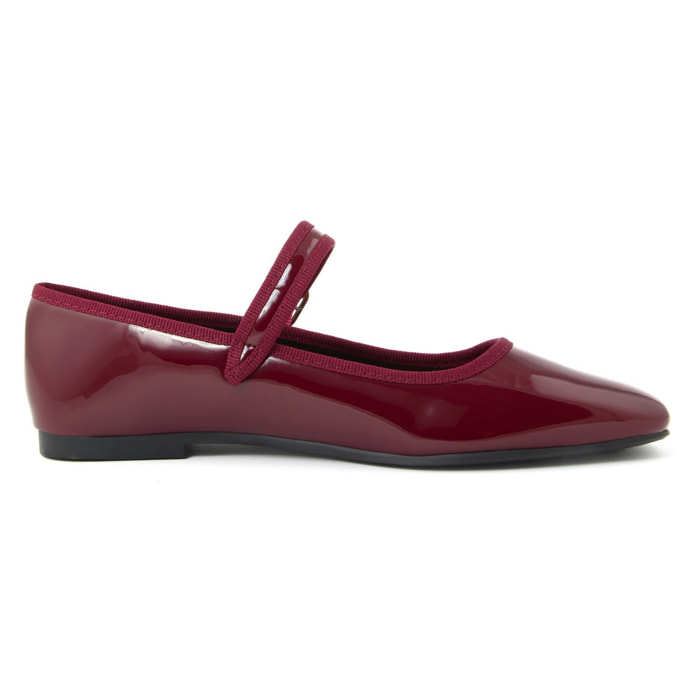 Ballerine Donna colore Bordeaux-Altezza tacco:1cm