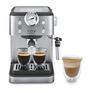 Machine à expresso DELONGHI Linea Classic EM450.M Argent