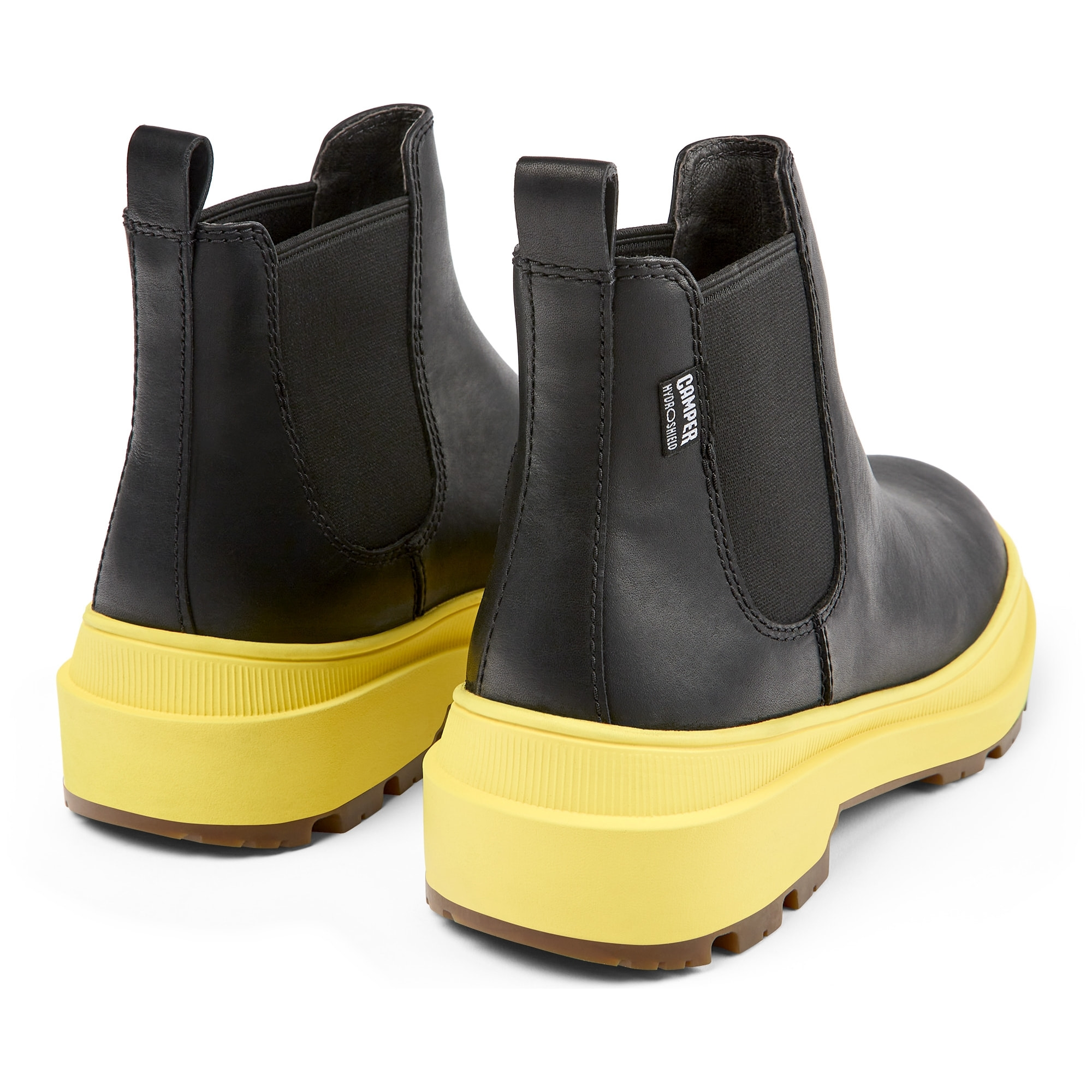Botines - CAMPER Brutus Trek - Negro - Cuero liso