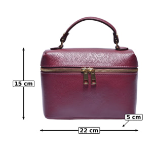 Tote Anna Luchini Bordeaux