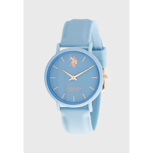Orologio U.S. Polo Assn. In silicone azzurro