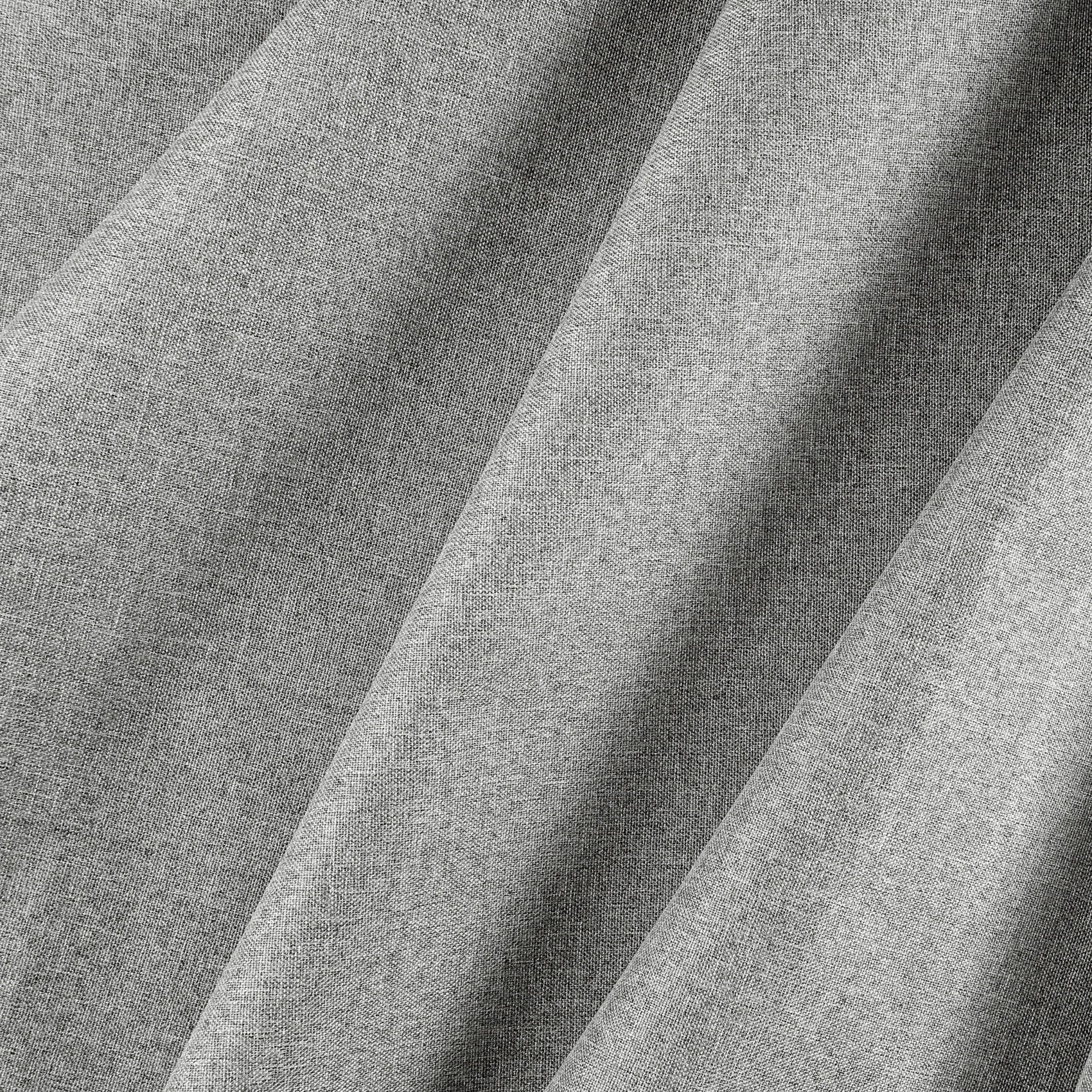 Rideau occultant chiné à oeillets - Gris Chiné