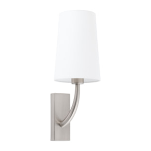 REM Aplique níquel mate/blanca