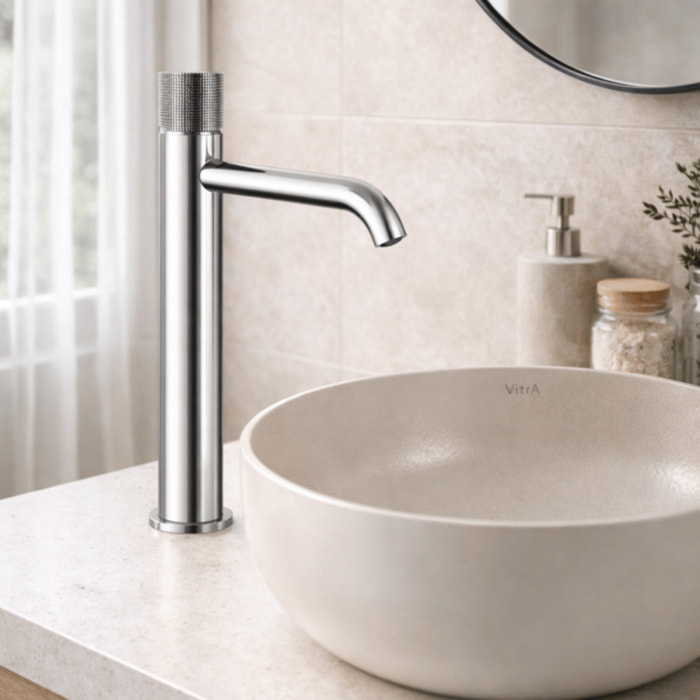 Mitigeur lavabo bec haut PAINI Jewel chromé