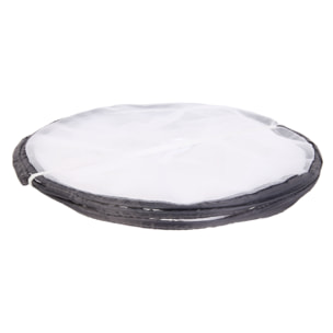 Cloche Alimentaire - JE CHERCHE UNE IDEE - Protection Insectes - Blanc et Gris